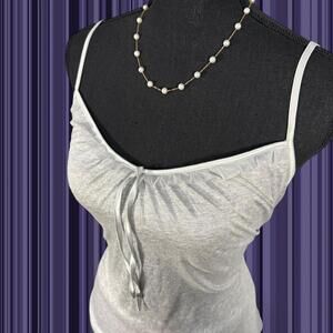 ❤️NWT Express Gray Frilly TankTop❤️